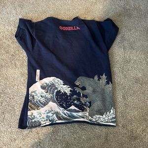 Vintage Godzilla Japanese wave tshirt